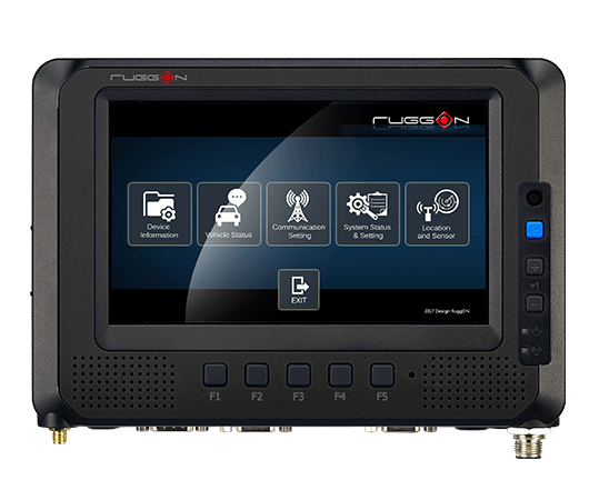 RuggON MT7000, Mobile Data Terminal, purpose-built device for in-vehicle application  